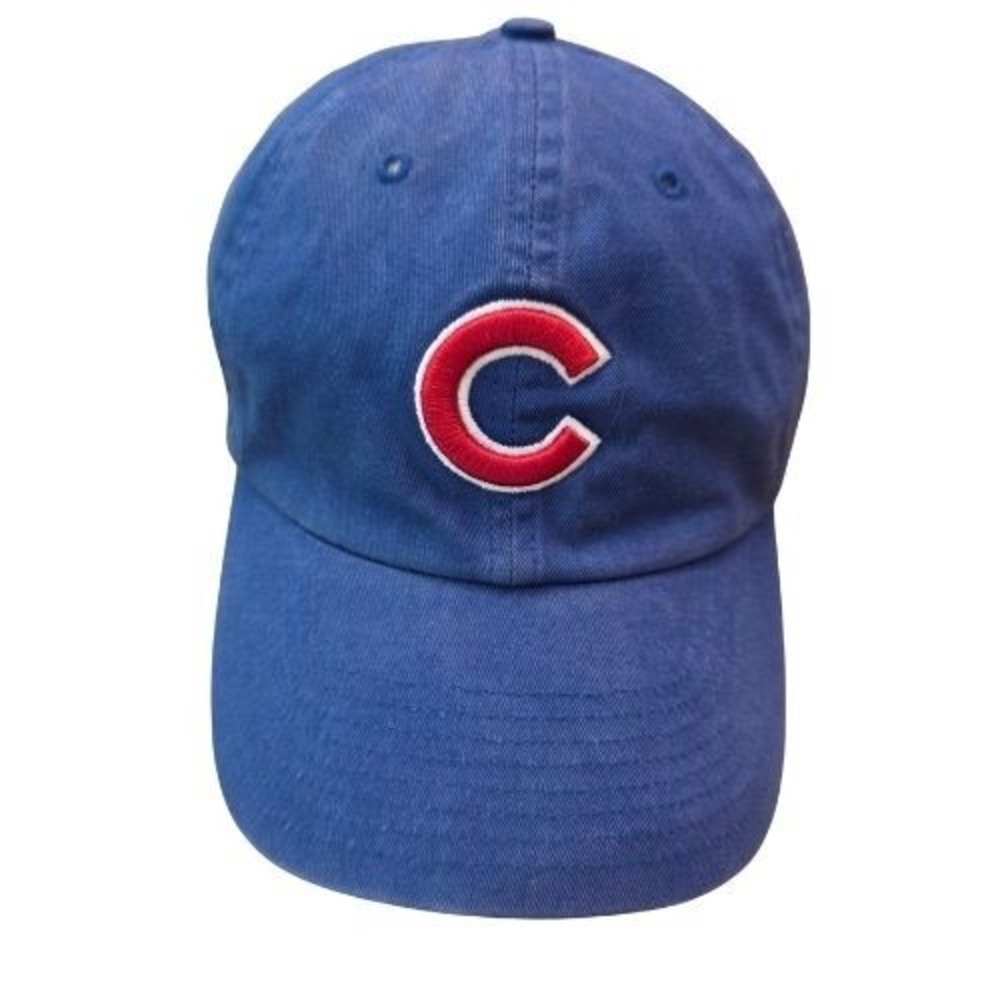47 Brand Chicago Cubs MLB Baseball Cap Blue Adjustable Strapback Dad Hat OSFA - Picture 8 of 14
